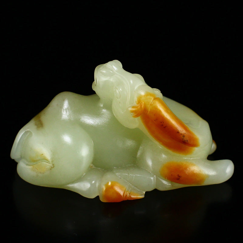 Chinese Hetian Jade Camel Statue