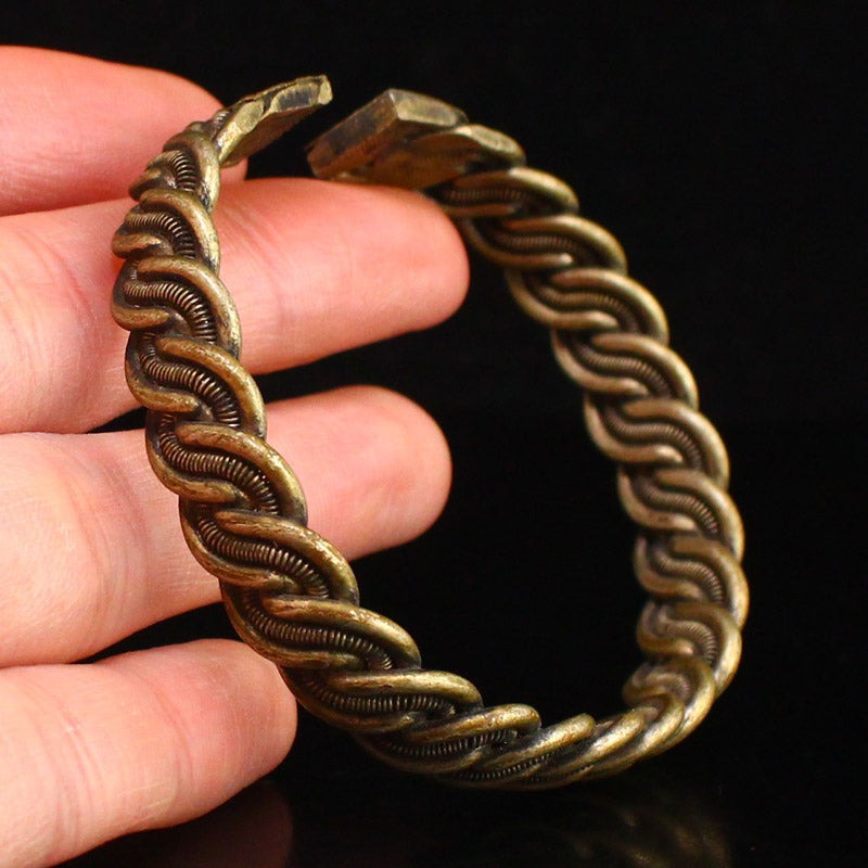 A Pair Old Brass Bracelet