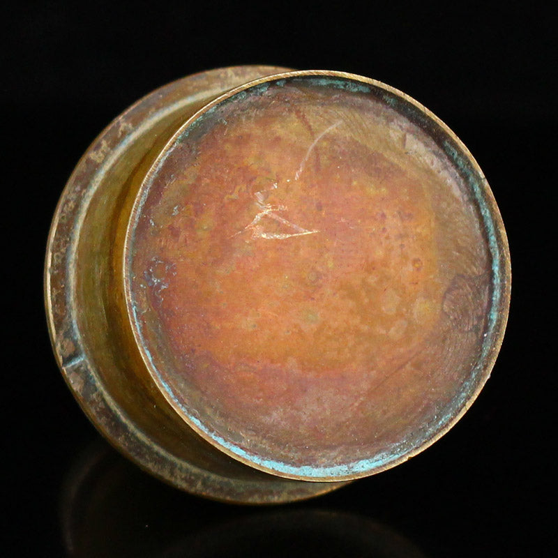 Chinese Qing Dynasty Bronze Enamel Smoke Lamp