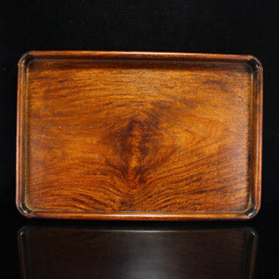 Chinese Huali Wood Tea Plate