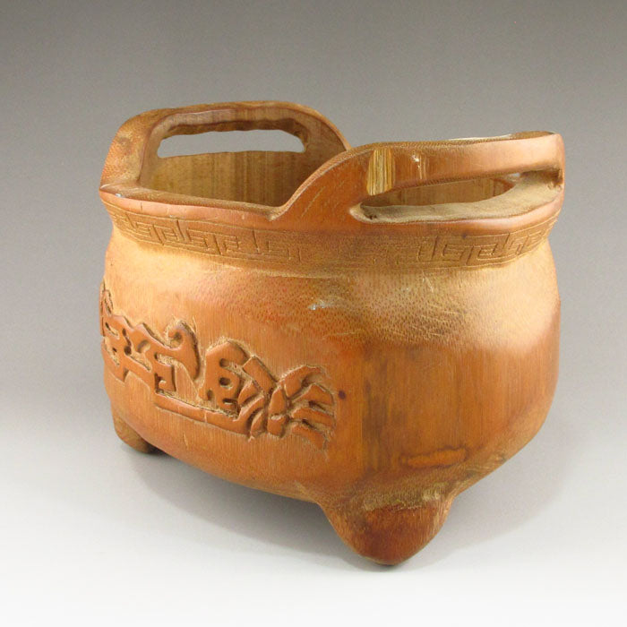 Chinese Bamboo Double Ears Incense Burner