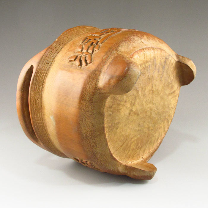 Chinese Bamboo Double Ears Incense Burner