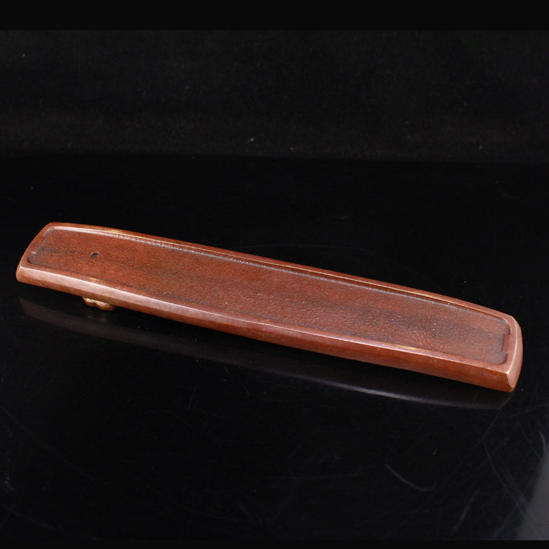 Old Copper Lotus Leaf Incense Burning Tool