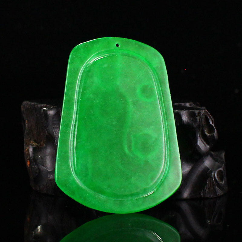 Green Jade Kwan-yin Pendant