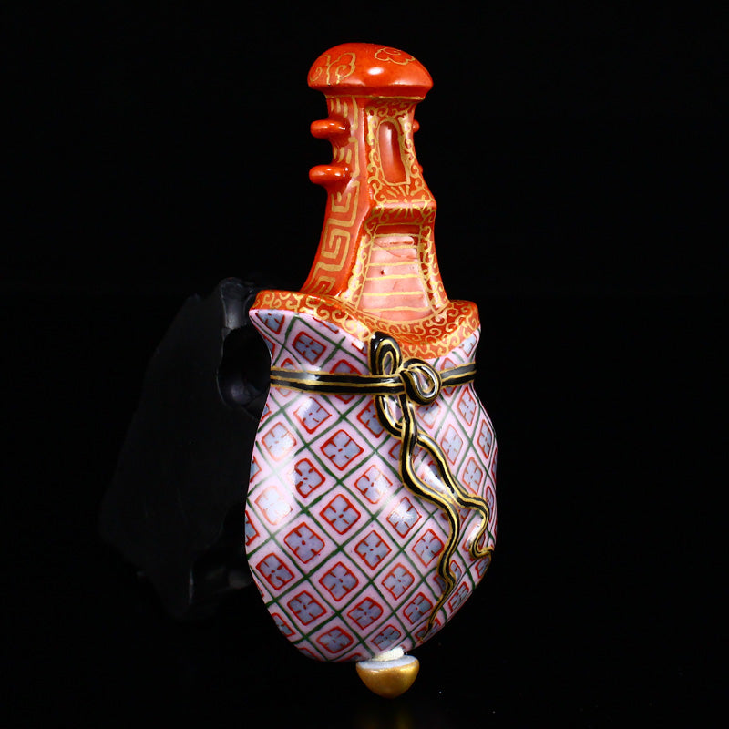 Vintage Chinese Porcelain Snuff Bottle