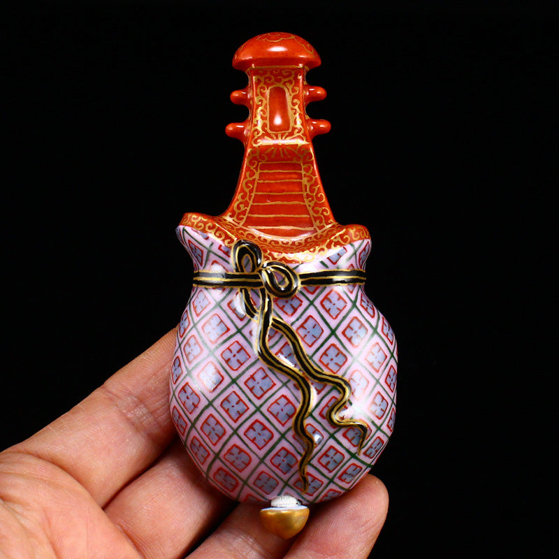 Vintage Chinese Porcelain Snuff Bottle