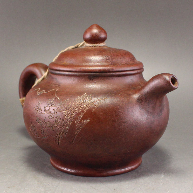 Vintage Yixing Zisha Clay Teapot w Artist Signed