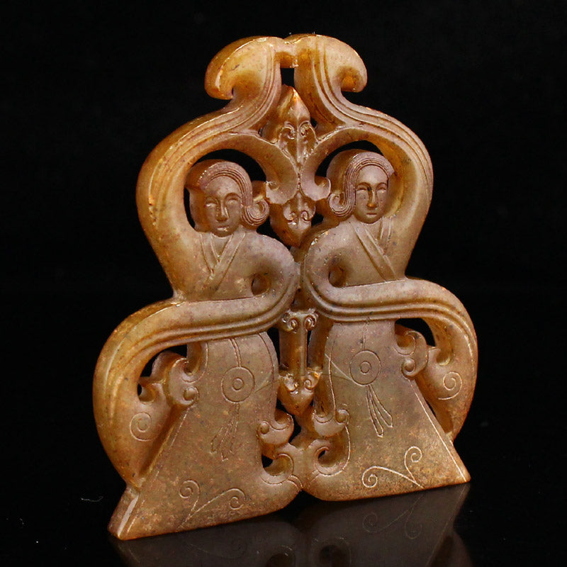 Old Chinese Hetian Jade Pendant