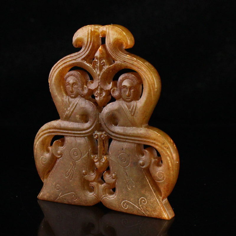 Old Chinese Hetian Jade Pendant