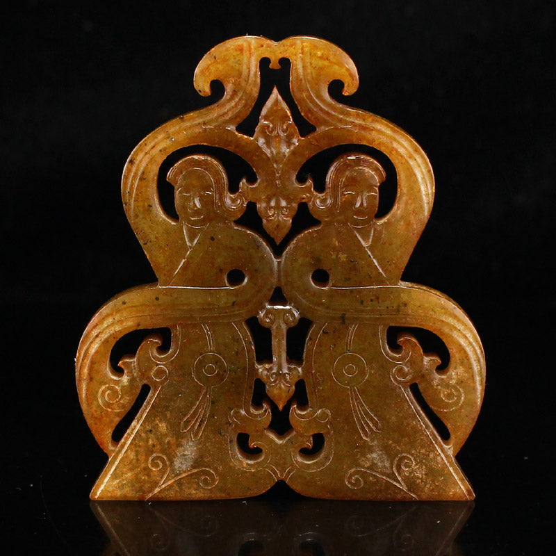 Old Chinese Hetian Jade Pendant