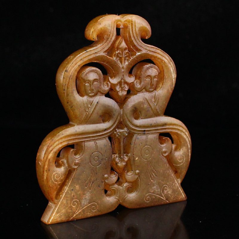 Old Chinese Hetian Jade Pendant