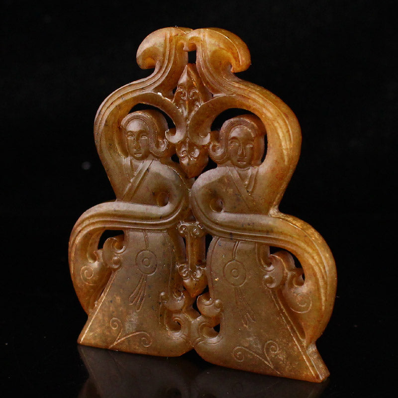 Old Chinese Hetian Jade Pendant