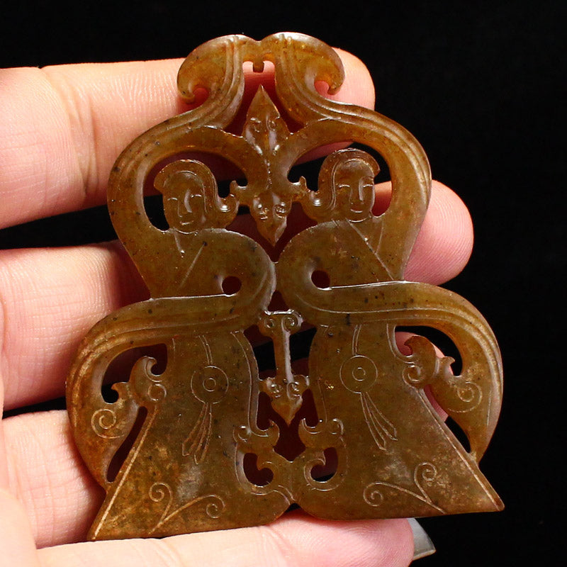 Old Chinese Hetian Jade Pendant