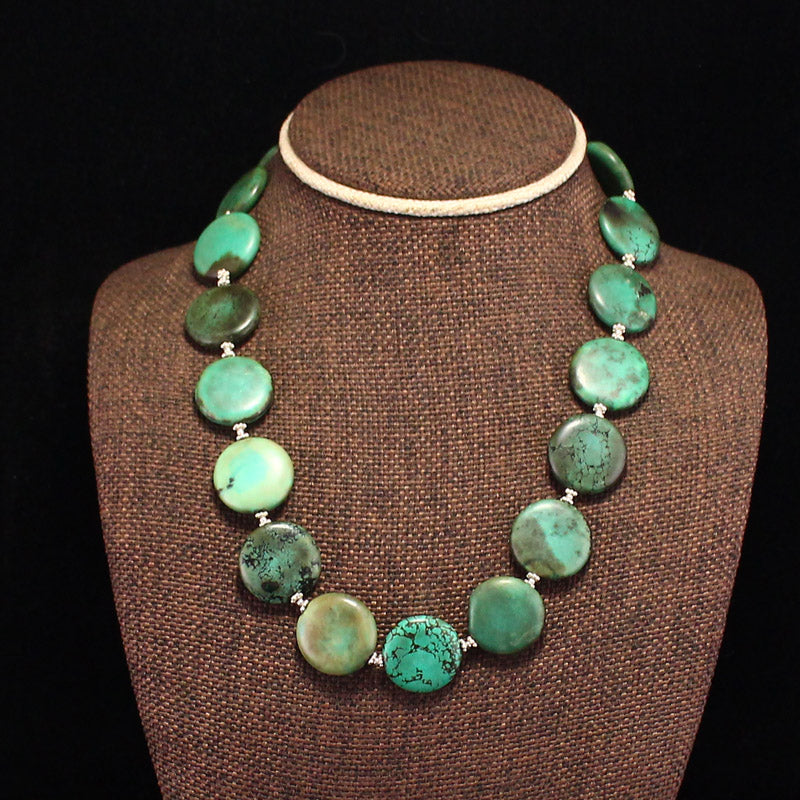 Beautiful Turquoise & Silver Necklace