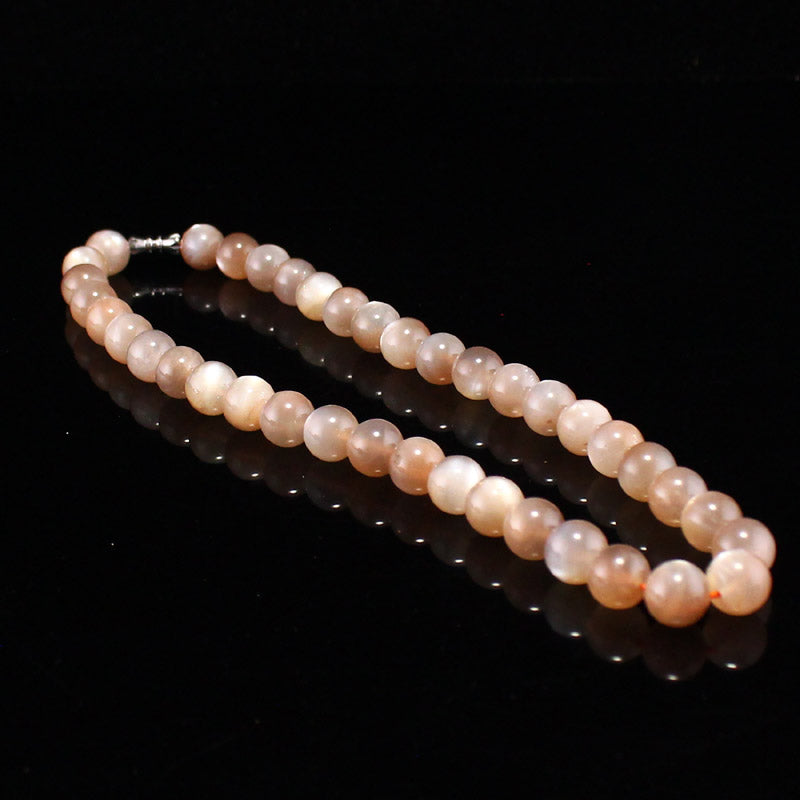 10MM Bead Moonstone Beads Necklace