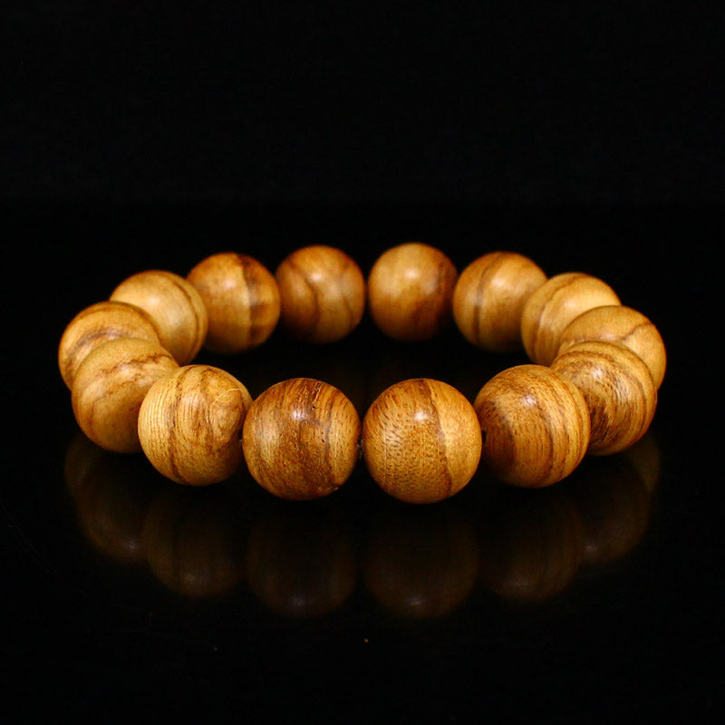 17 MM Chenxiang Wood Beads Bracelet