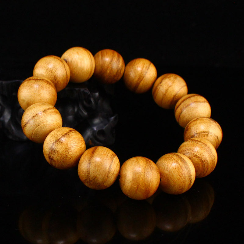 17 MM Chenxiang Wood Beads Bracelet