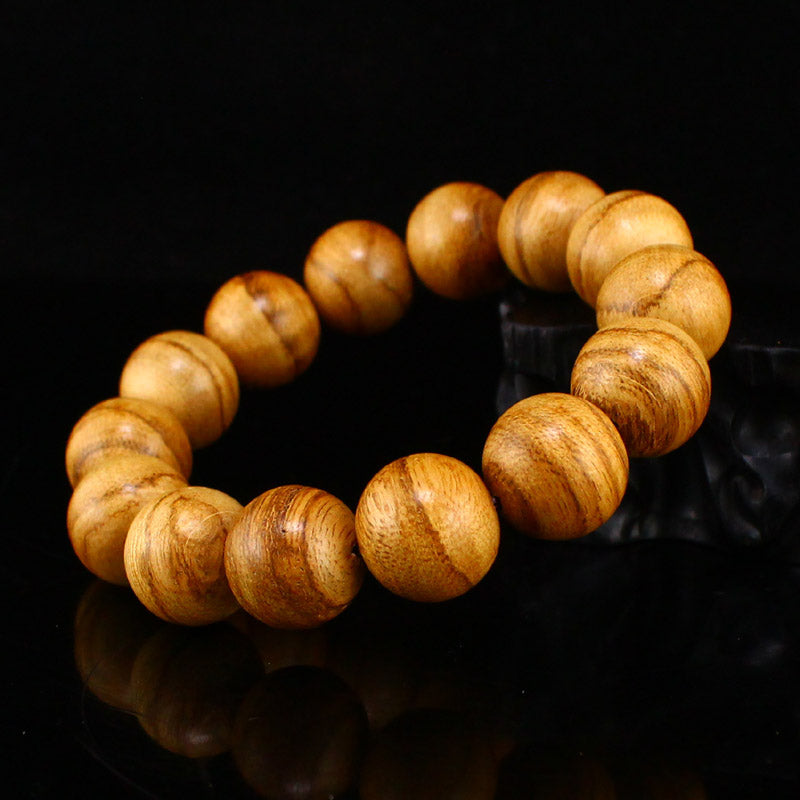 17 MM Chenxiang Wood Beads Bracelet