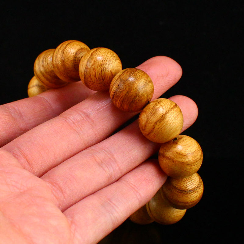 17 MM Chenxiang Wood Beads Bracelet