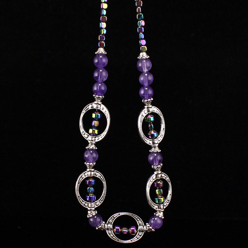 Beautiful Amethyst Beads Necklace