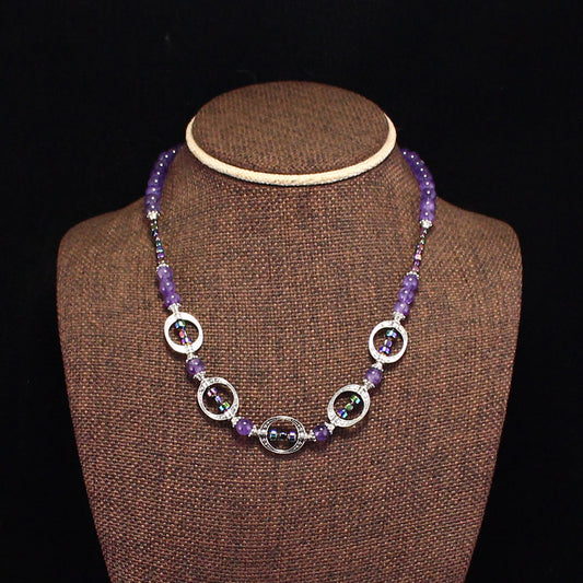 Beautiful Amethyst Beads Necklace