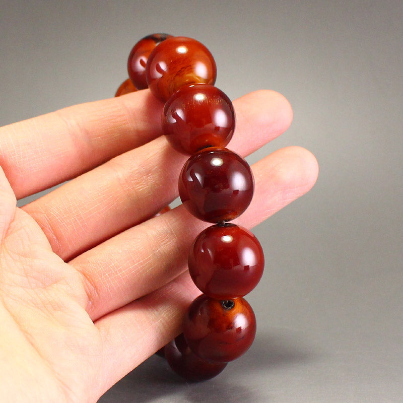 20MM Bead Ox Horn Beads Bracelet