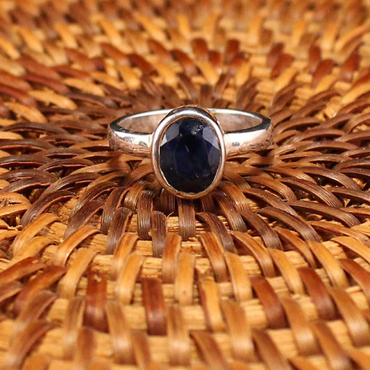 Blue Sapphire 925 Sterling Silver Ring