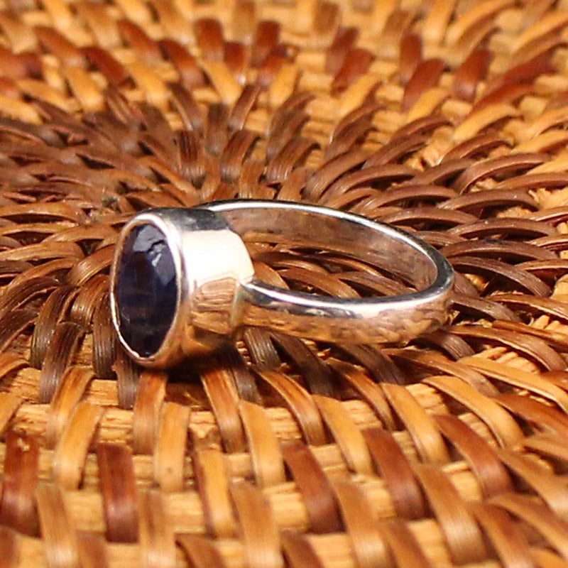 Blue Sapphire 925 Sterling Silver Ring