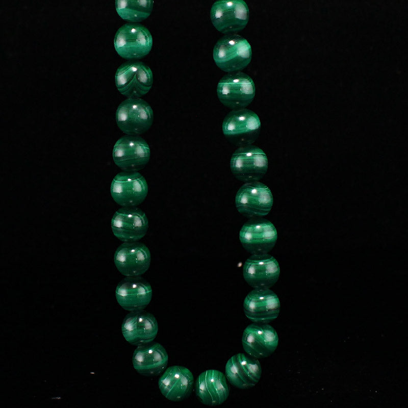 10MM Bead Beautiful South Africa Natural Malachite Beads Necklace