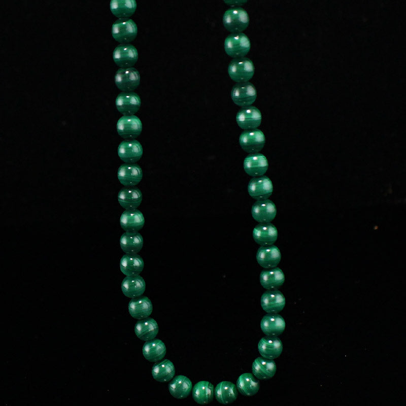 6MM Bead Beautiful South Africa Natural Malachite Beads Necklace