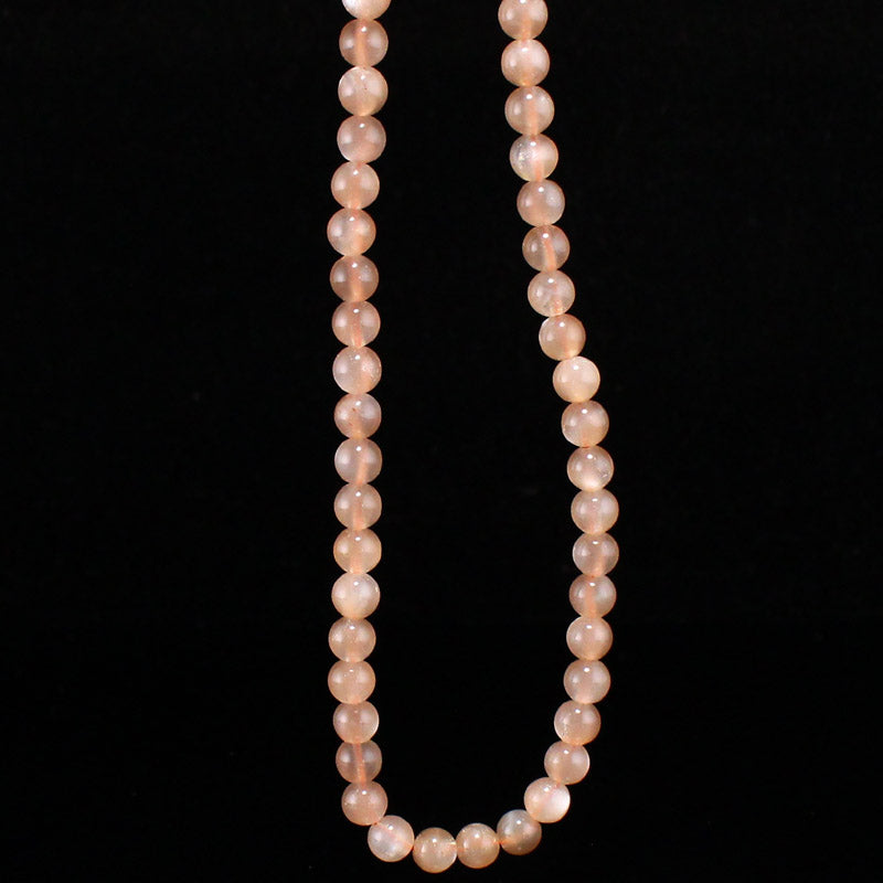 6MM Bead Moonstone Beads Necklace