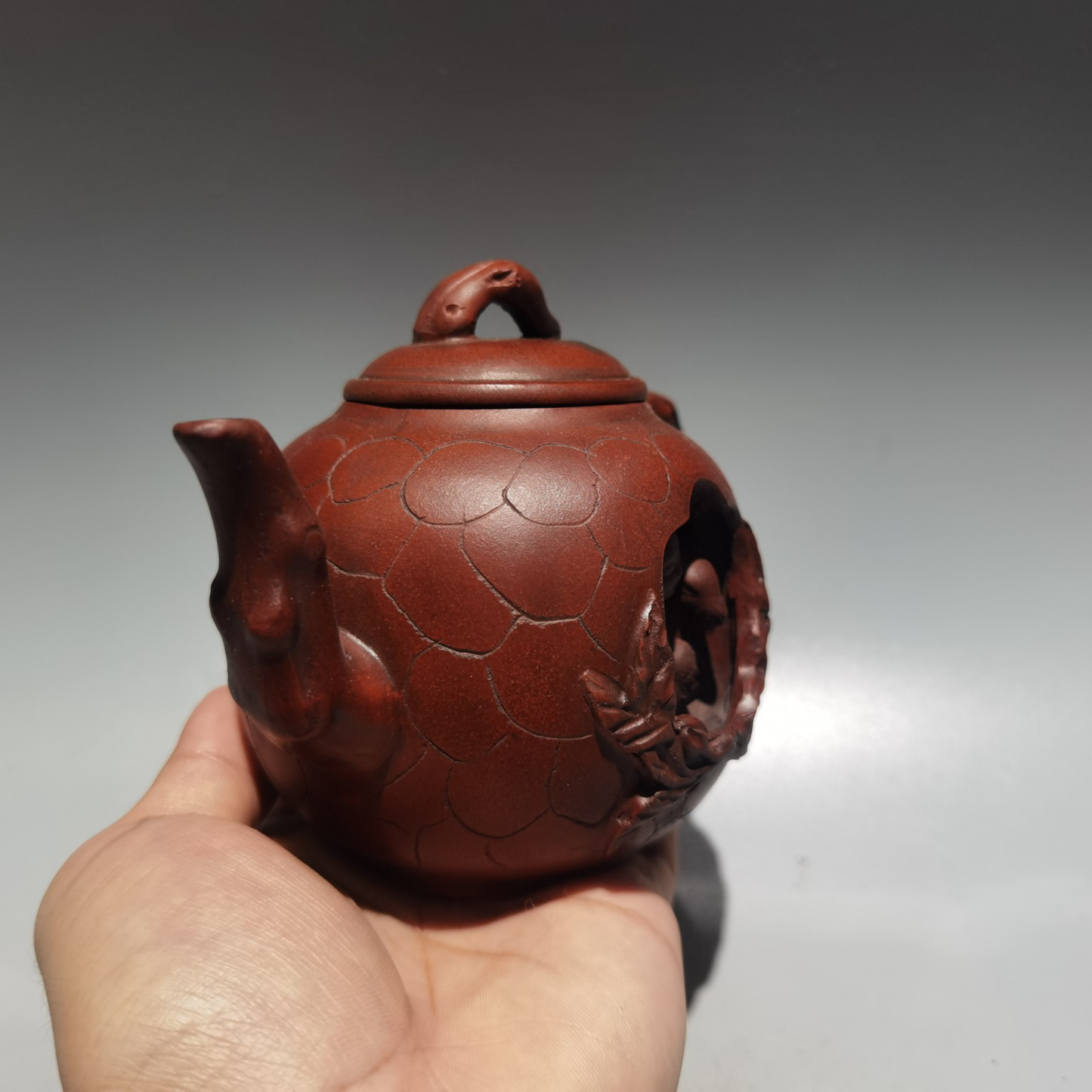 Vintage Yixing Zisha Clay Kid Teapot