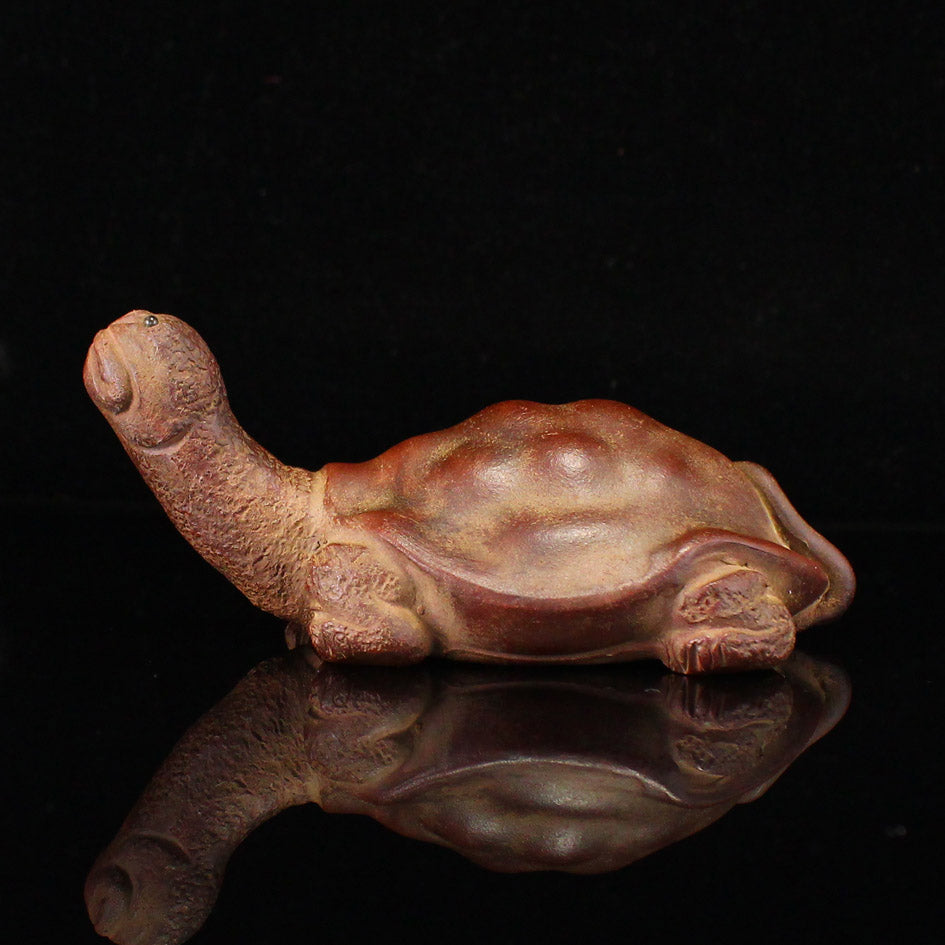 Chinese Yixing Zisha Clay Dragon turtle Statue