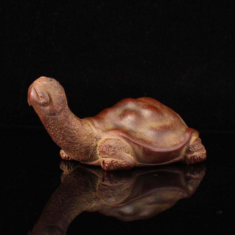 Chinese Yixing Zisha Clay Dragon turtle Statue