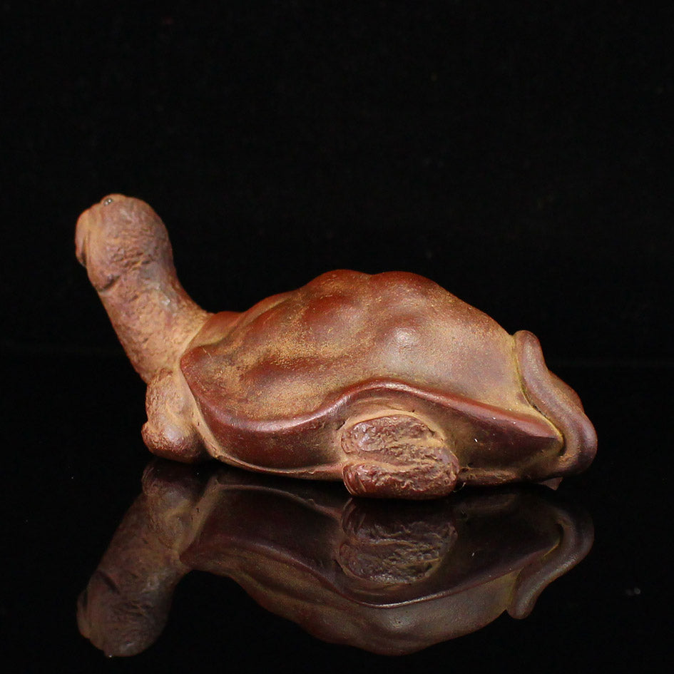 Chinese Yixing Zisha Clay Dragon turtle Statue