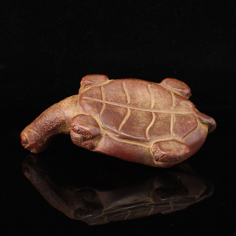 Chinese Yixing Zisha Clay Dragon turtle Statue