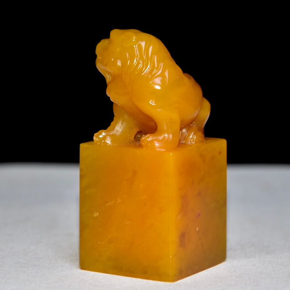 A0004 Chinese Shoushan Stone Tianhuang Stone Beast Seal