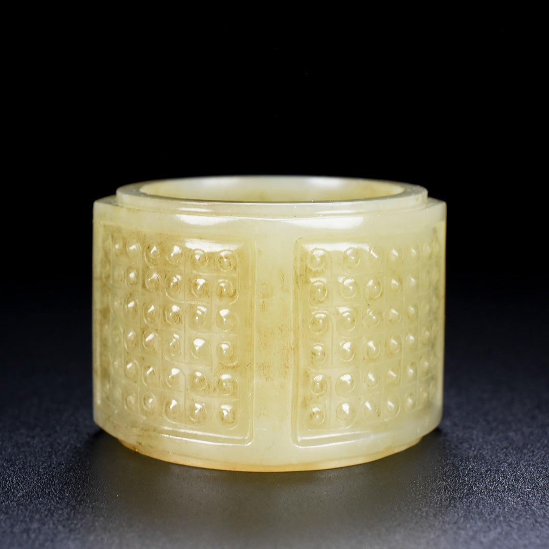 A0285 Old Chinese Hetian Jade Jade Cong