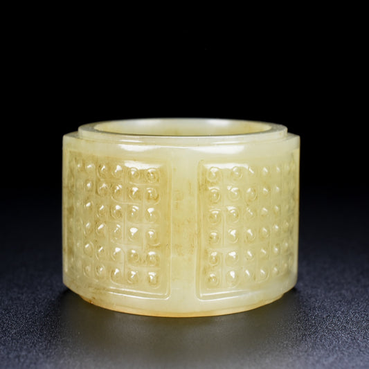 A0285 Old Chinese Hetian Jade Jade Cong