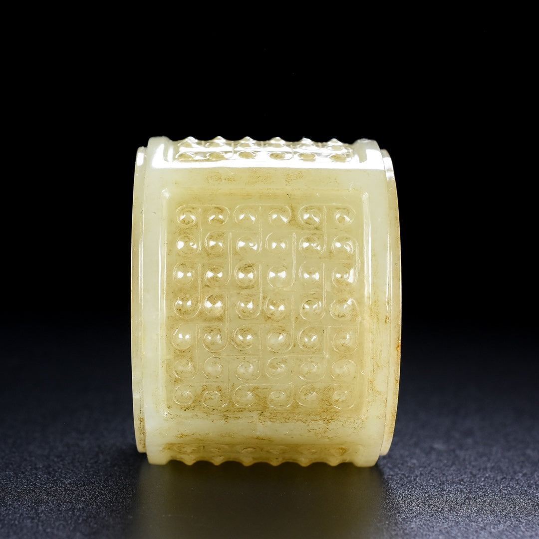 A0285 Old Chinese Hetian Jade Jade Cong