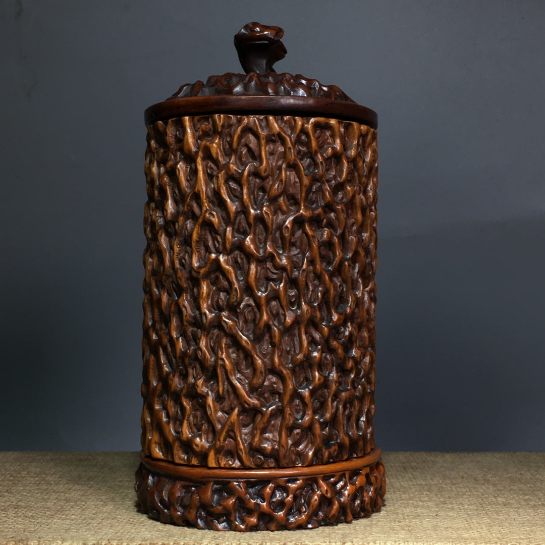 A0295 Chinese Boxwood Wood Incense Burner