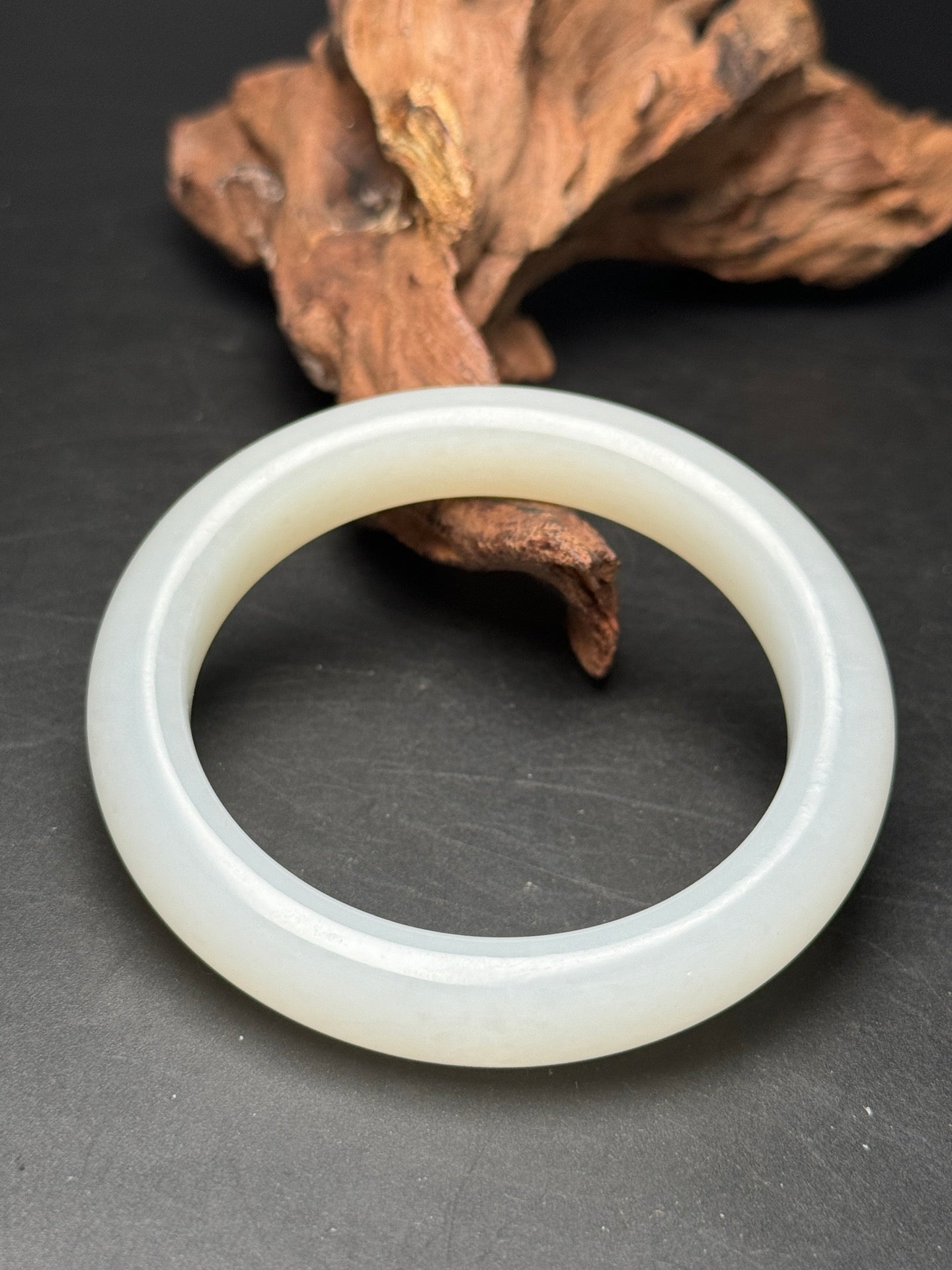 A0450 Inside Diameter 56MM Chinese Natural Hetian Jade Bracelet