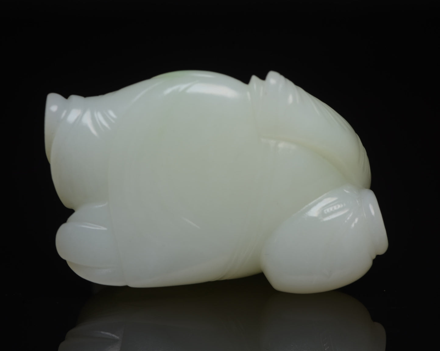 A0663 Superb Chinese Hetian Jade Carved Poet Libai Statue/Pendant