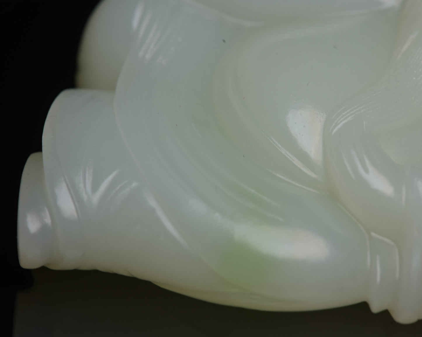 A0663 Superb Chinese Hetian Jade Carved Poet Libai Statue/Pendant