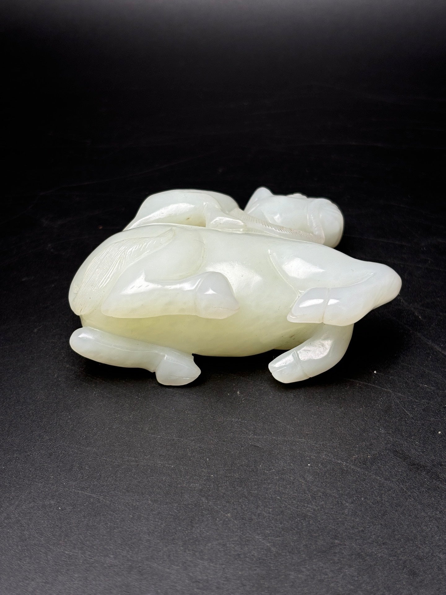 A0972 Superb Chinese Hetian Jade Carved Horse Monkey Statue/Pendant
