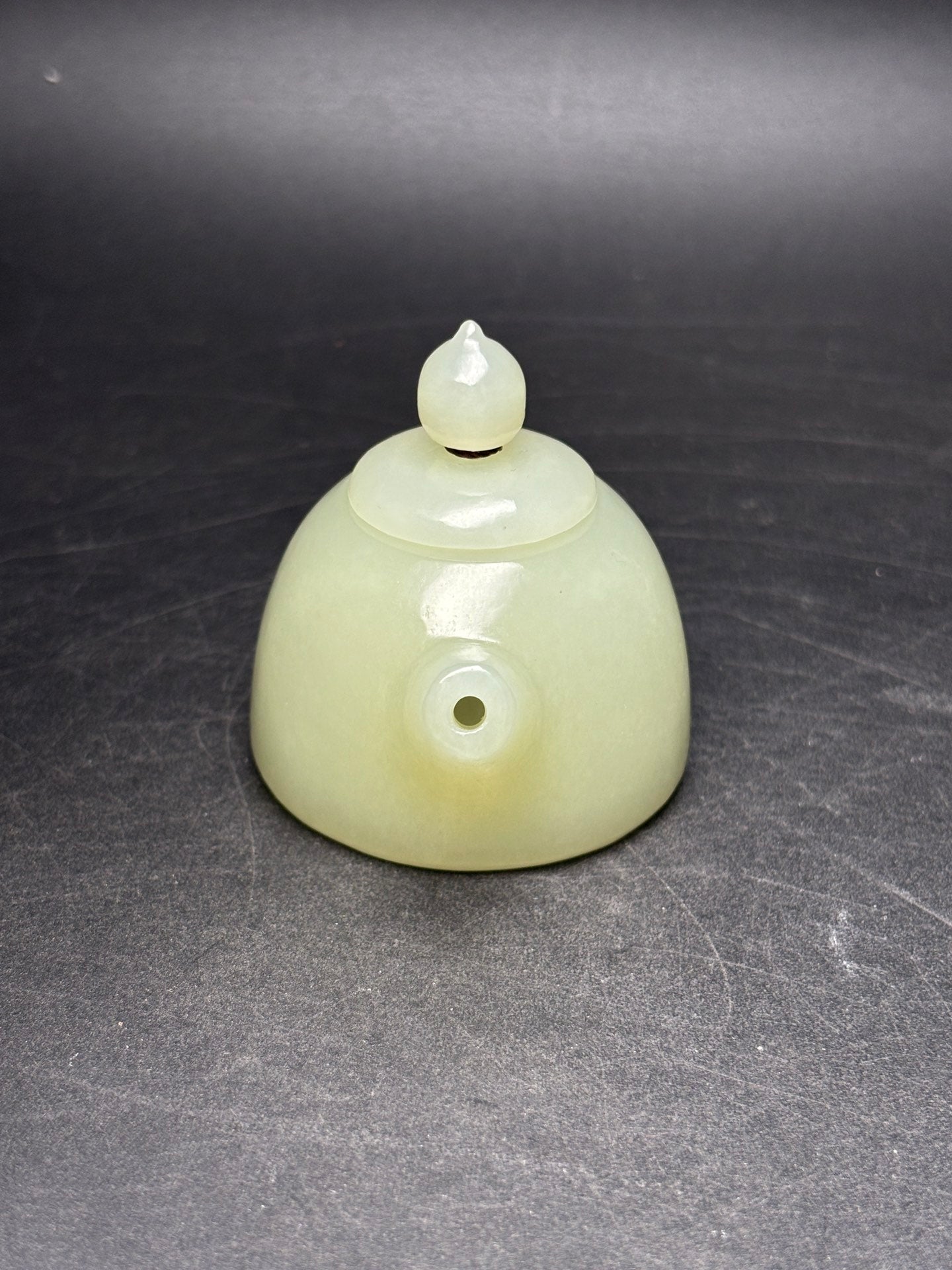 A1272 Superb Chinese Hetian Jade Teapot