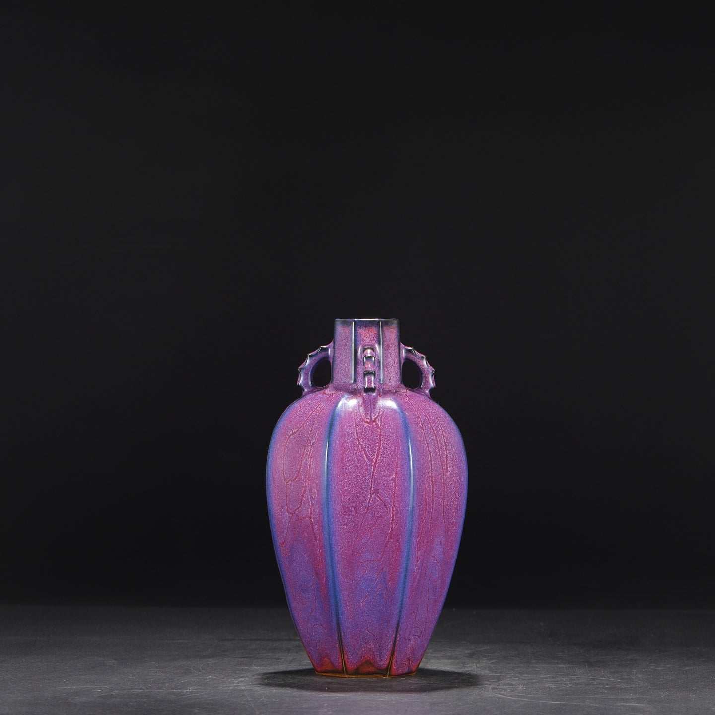 A1606 Chinese Variable Glaze Jun Kiln Porcelain Vase