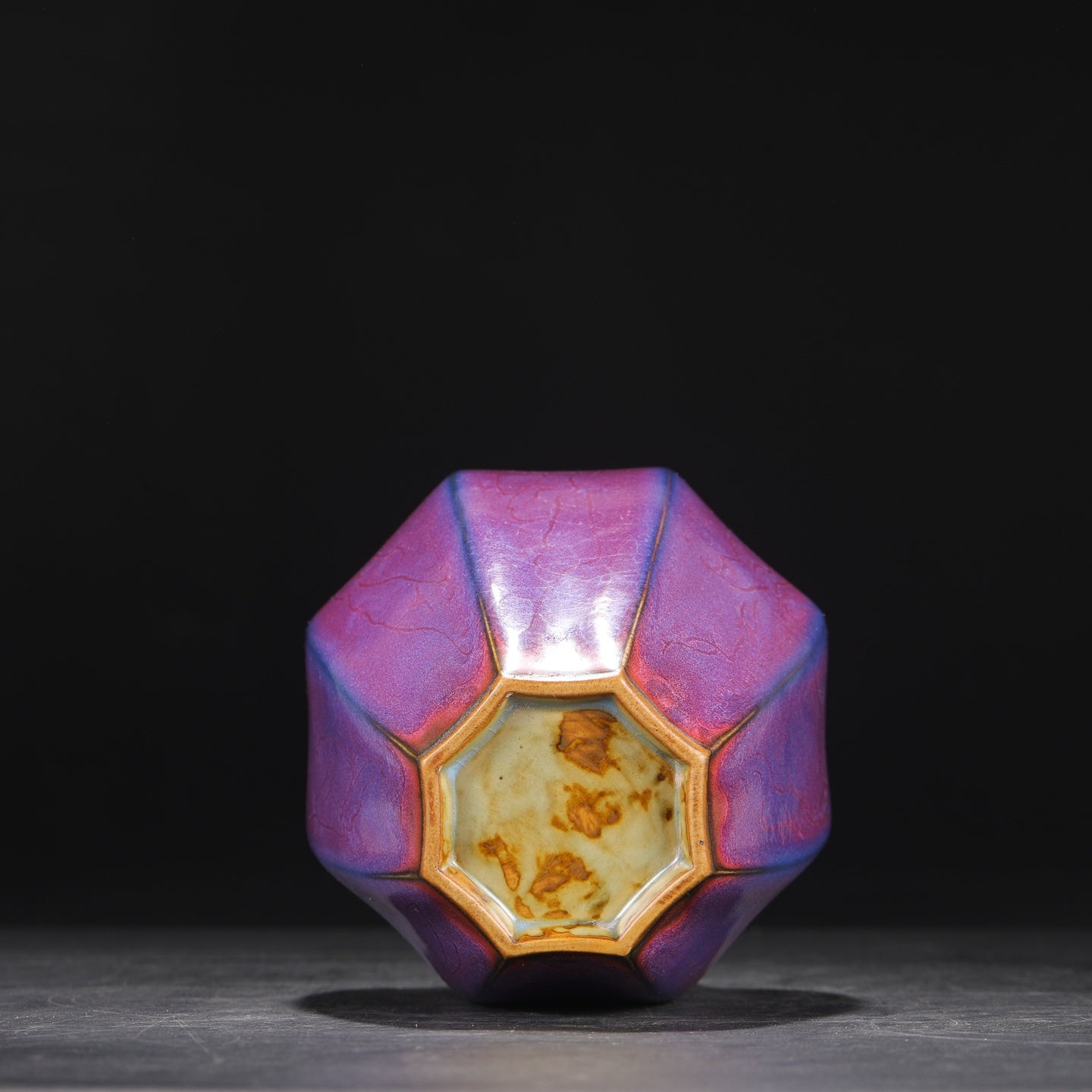 A1606 Chinese Variable Glaze Jun Kiln Porcelain Vase