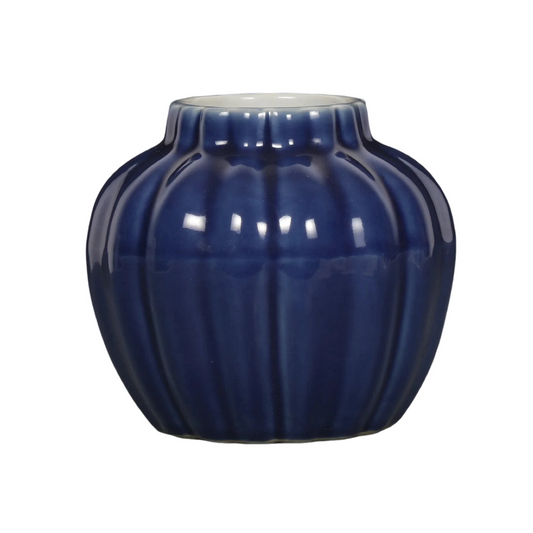 A1719 Chinese Blue Glaze Porcelain Pot