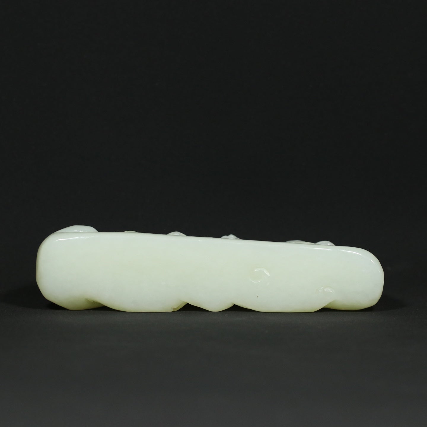 A1827 Superb Chinese Natural Hetian Jade Carved Kid Statue